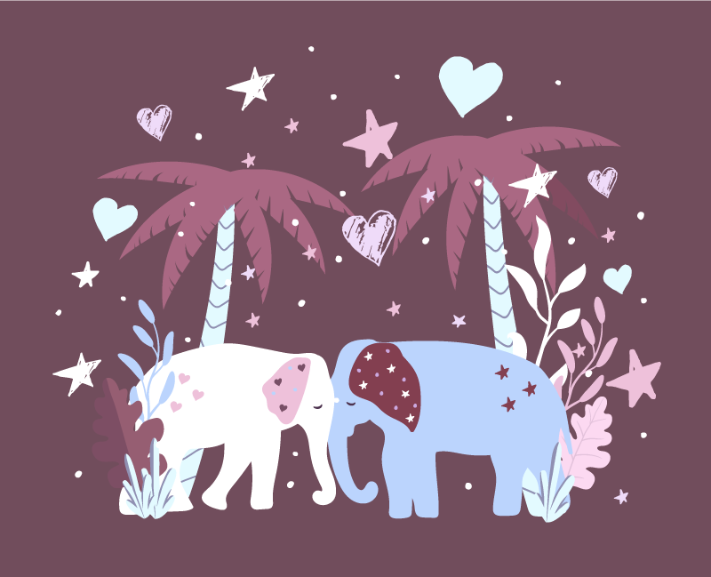 detský vinylový koberec detské safari - Tenstickers