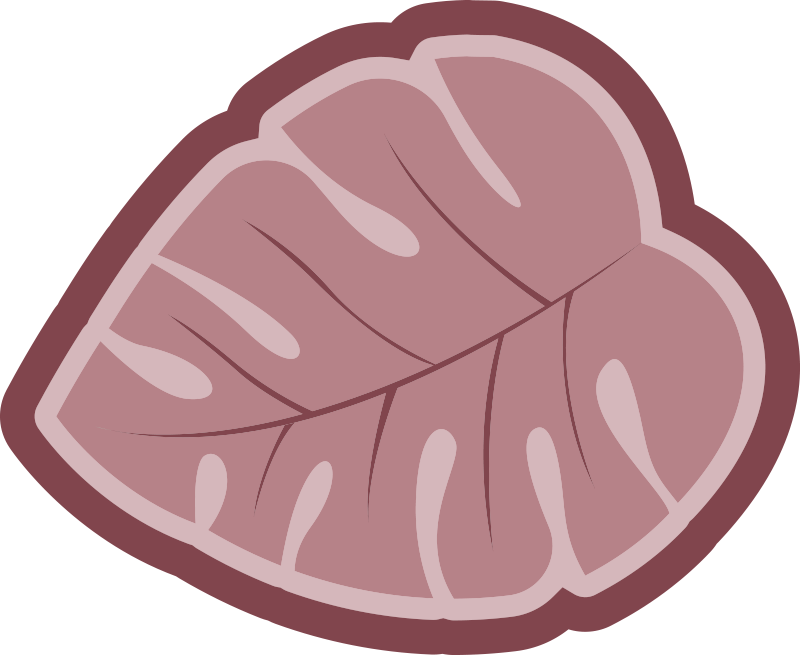 vinylový koberec s kvetmi botanický tvar listu - Tenstickers