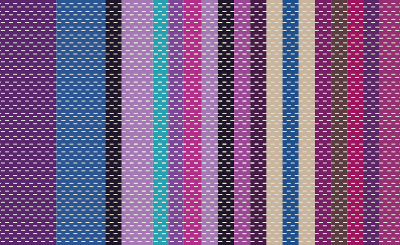 Fialové odtiene textúra pruhy koberec - Tenstickers