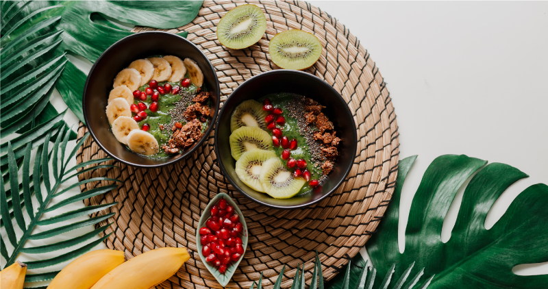 Zdravý ovocný miskový kuchynský vinylový koberec - Tenstickers