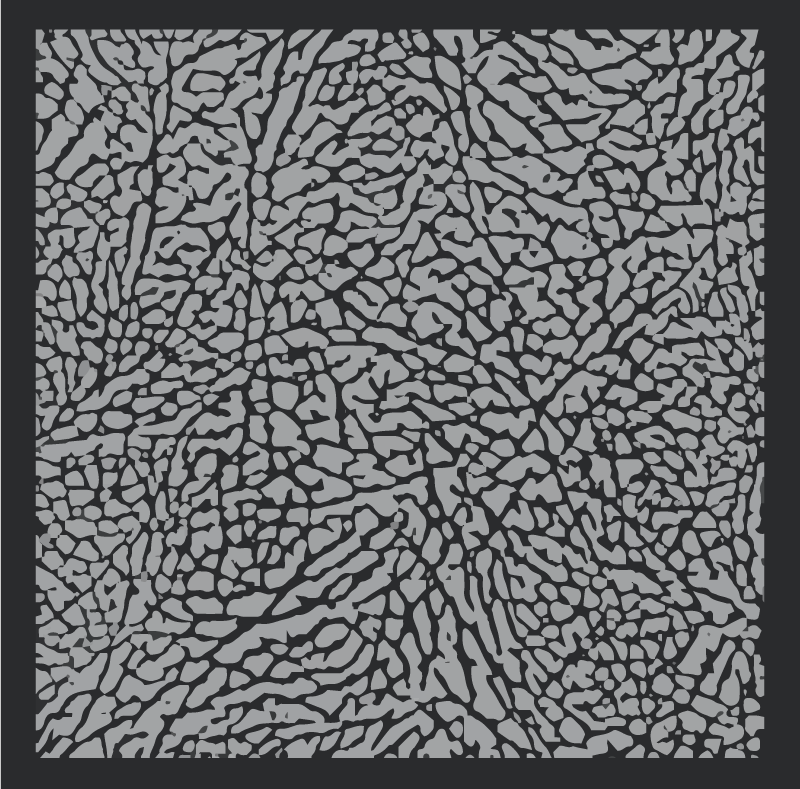 sivý vinylový koberec textúrovaný tmavý vzor - Tenstickers