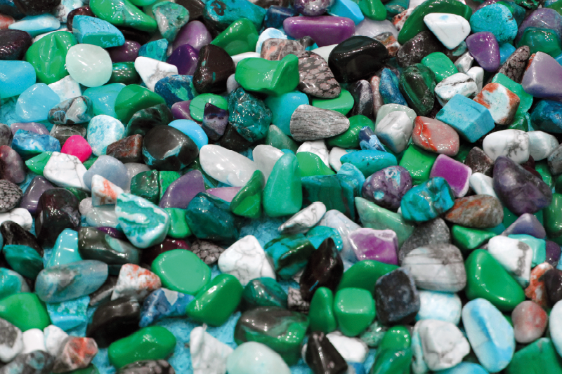 kamene vinylový koberec farebná kamienková mozaika - Tenstickers