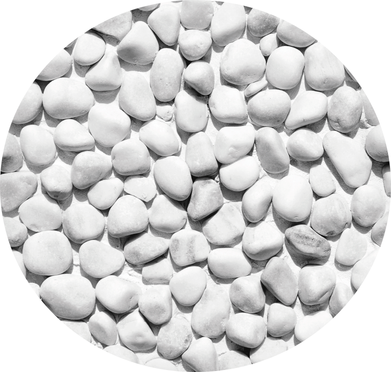 Biely nepravidelný kamenný vinylový koberec - Tenstickers
