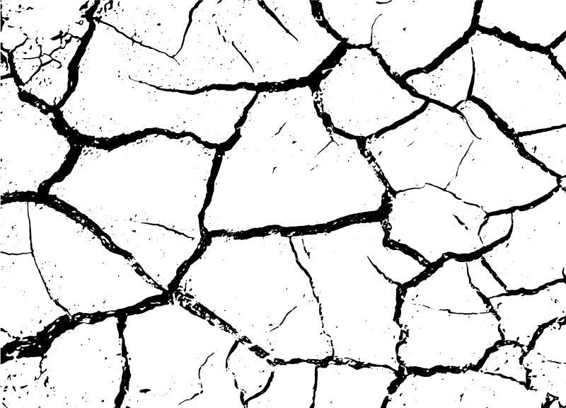 kamene vinylový koberec popraskaná zem - Tenstickers