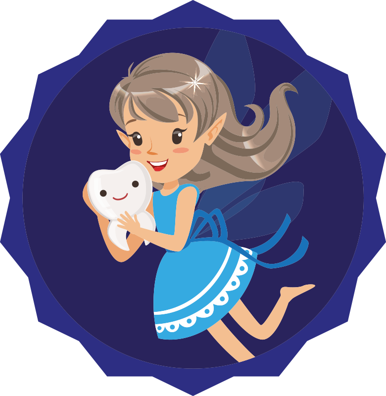 Vinylový koberec pre deti objímajúci zuby - Tenstickers