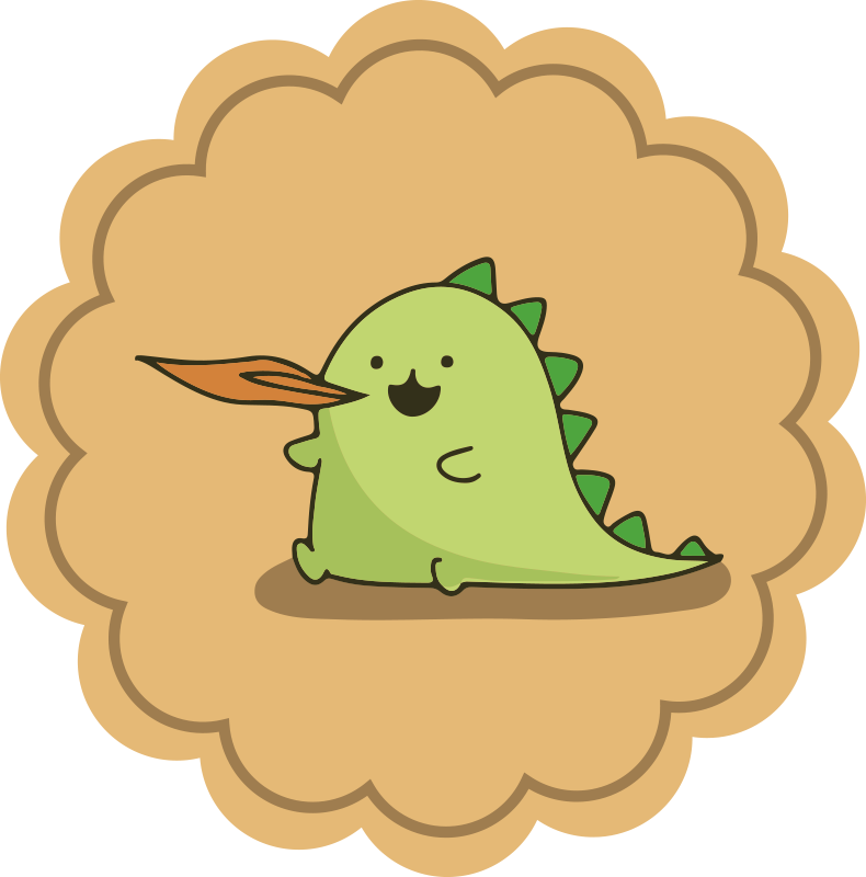 detský vinylový koberec zelená kreslená postavička - Tenstickers