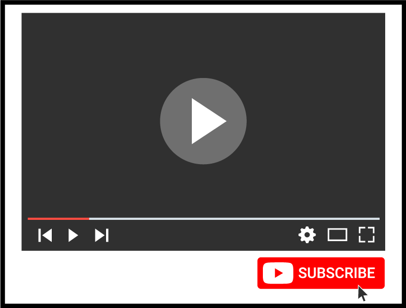 Youtube tlačidlo na prihlásenie na odber vinylový koberec - Tenstickers