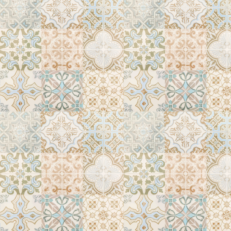 Stará dlažba v španielskom štýle - Tenstickers