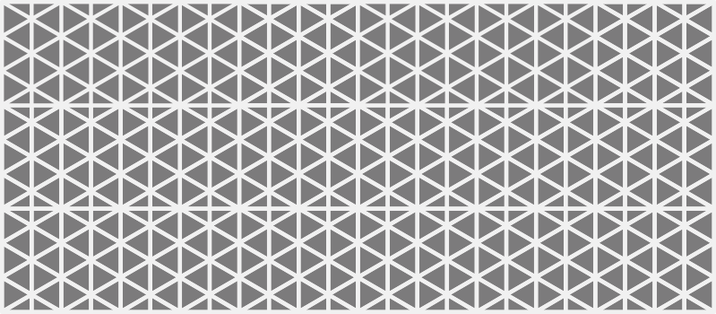 Sivé a biele trojuholníkové kuchynské geometrické koberce - Tenstickers