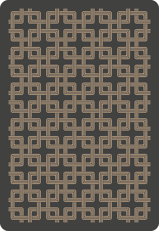 štvorce pripútané mozaikové podlahové dlaždice - Tenstickers