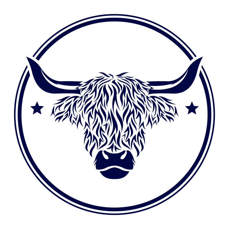 škótsky kravský koberec zvierací koberec - Tenstickers