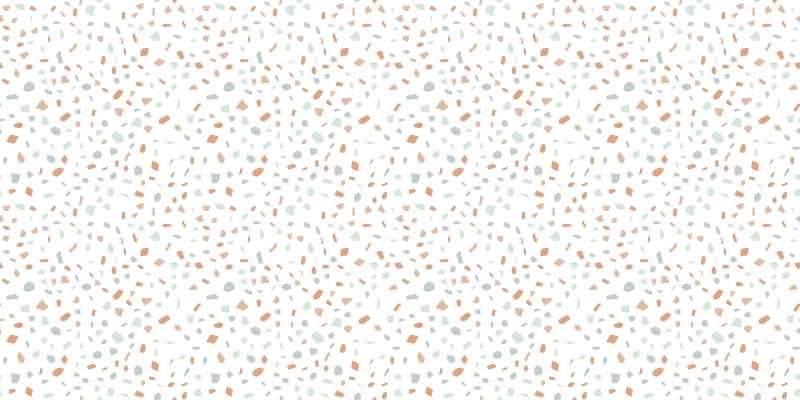 Koberec z cukroviniek terrazo - Tenstickers