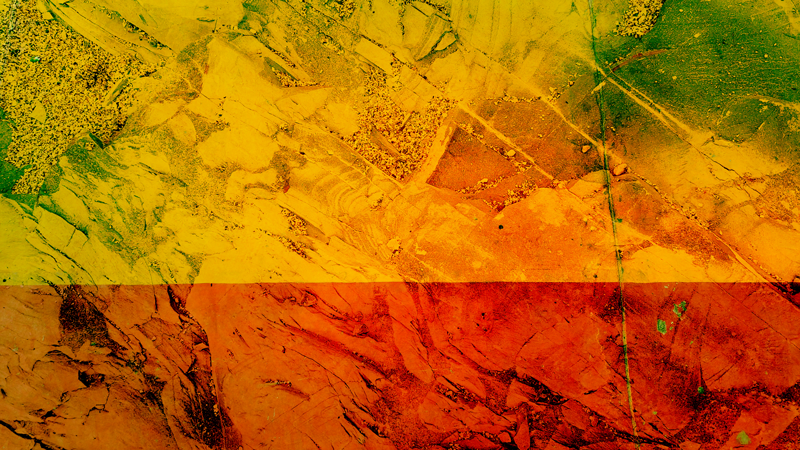 vzorovaný vinylový koberec teplé farebné vrstvy - Tenstickers