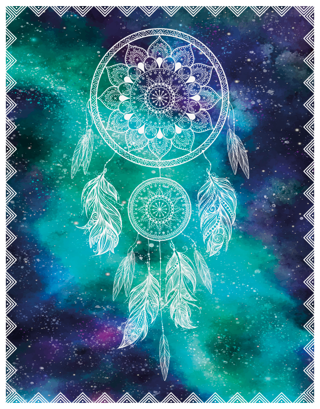 Dreamcatcher teen vinylový koberec - Tenstickers