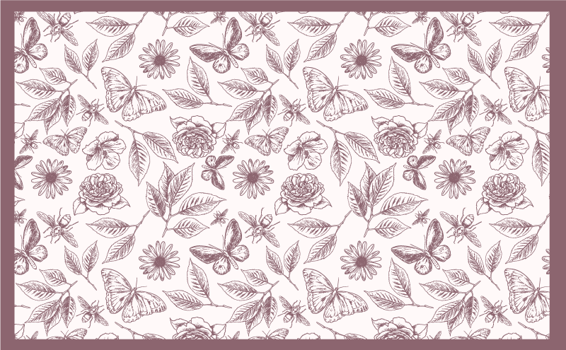 Mozaikové podlahové dlaždice s ružovým povrchom - Tenstickers