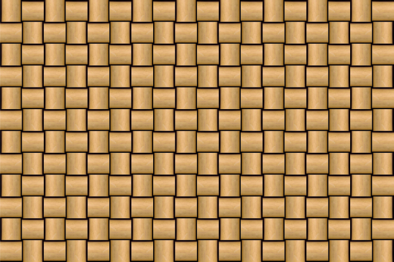 Vinylový koberec z drevených dosiek kruhového tvaru s efektom dre - Tenstickers