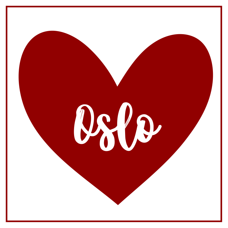 vinylový koberec citáty srdce oslo - Tenstickers