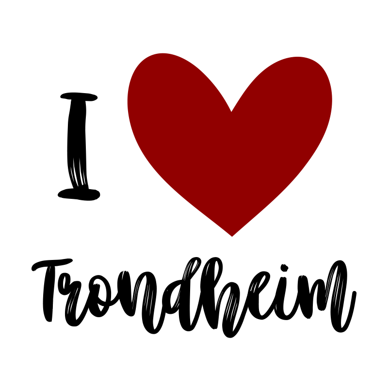 Mám rád severský vinylový koberec trondheim - Tenstickers