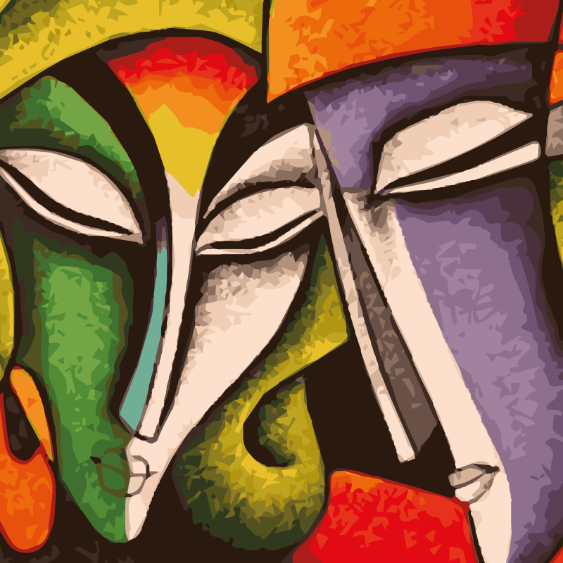 Moderné umenie čelí modernému kobercu - Tenstickers