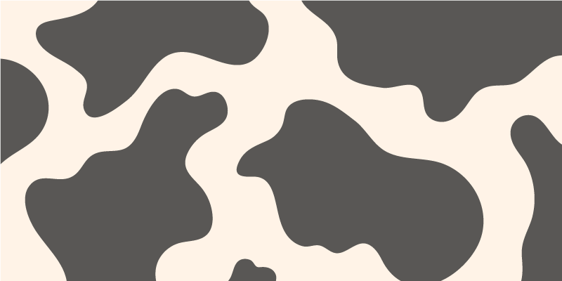 Vinylový koberec so zvieracou potlačou kravského zvieraťa - Tenstickers