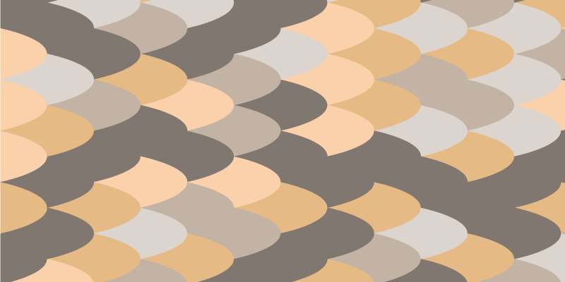 pruhovaný vinylový koberec jemný vlnový vzor - Tenstickers