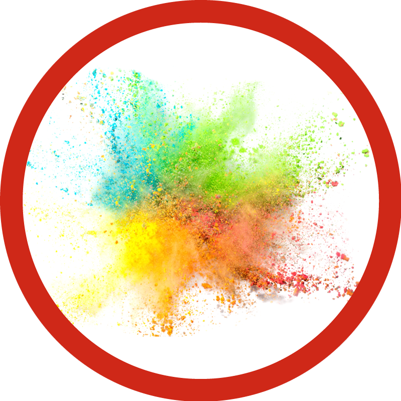 vinylový koberec do spálne farebný efekt explózie - Tenstickers