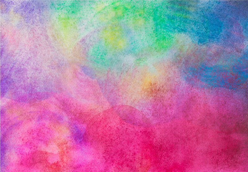 vinylový koberec do spálne farebný akvarelový efekt - Tenstickers