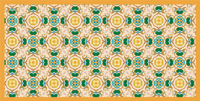 Vinylový koberec s efektom tureckej mozaiky - Tenstickers