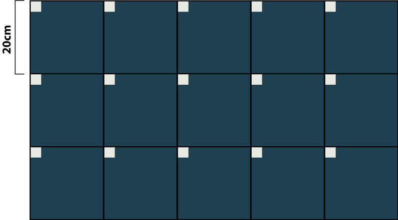 Moderný modrý severský vinylový koberec v severskom štýle - Tenstickers