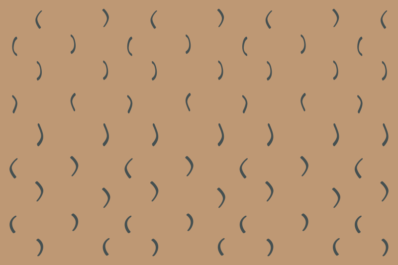 vinylový koberec minimalisticky zakrivený hnedý vzor - Tenstickers