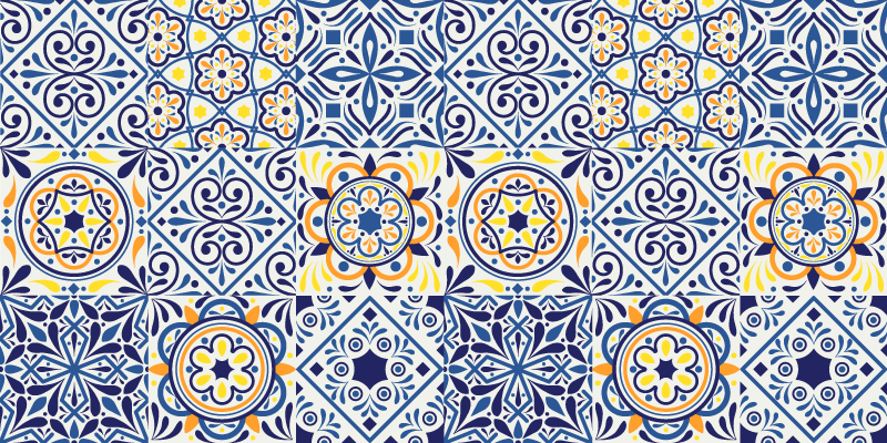 Rôzne dlaždice efekt kuchynské podlahové dlaždice - Tenstickers