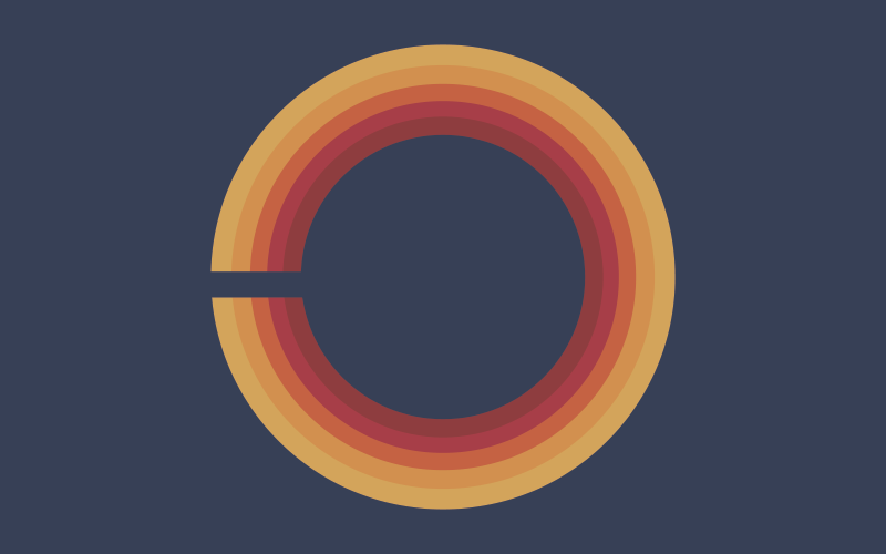 Vinylový koberec vintage retro solárny dizajn - Tenstickers