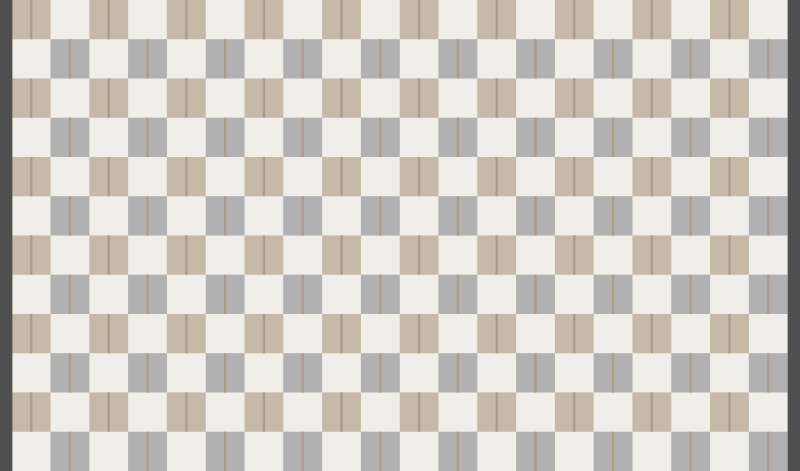 vinylový koberec s geometrickýmy tvarmi šachová potlač - Tenstickers