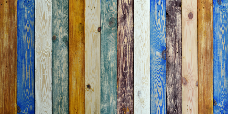 Farebný drevený vinylový koberec z vinylu - Tenstickers