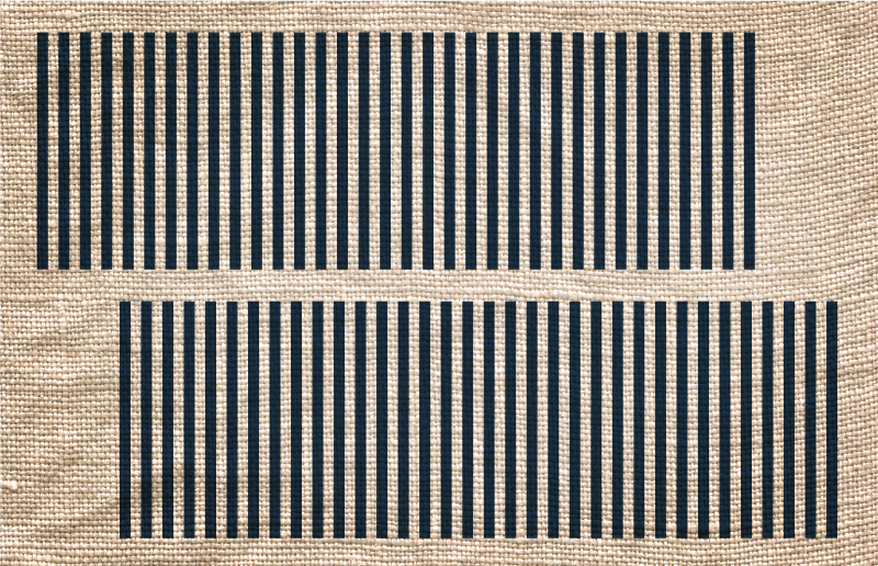 Ofsetový prúžkovaný námornícky nordický vinylový koberec - Tenstickers