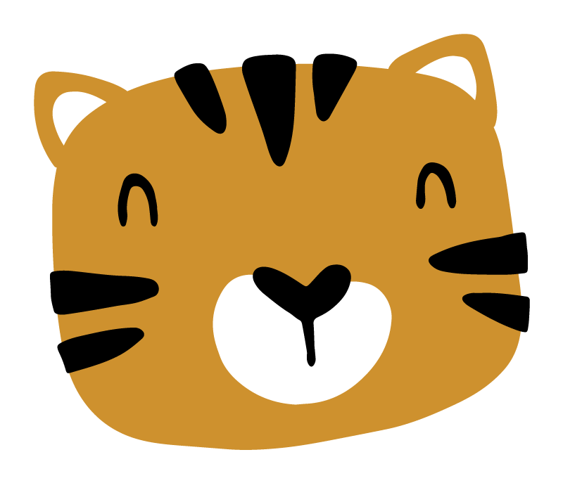 Detský vinylový koberec mini tiger - Tenstickers