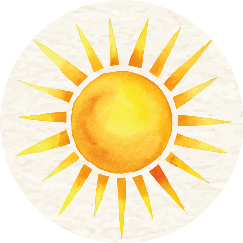 Kuchynský nordický horúci slnečný severský vinylový koberec - Tenstickers