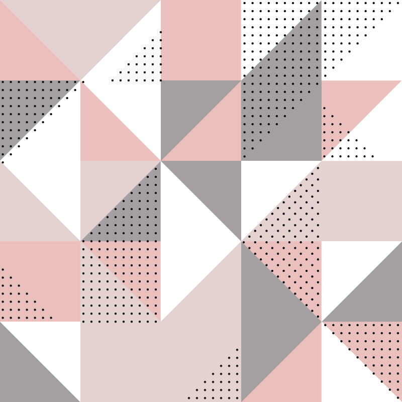 Pastelové severské trojuholníky severský vinylový koberec - Tenstickers