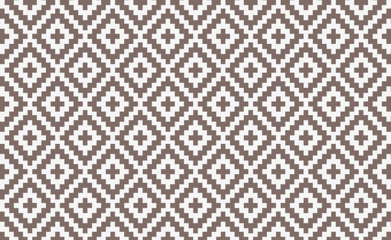 Jednoduché štvorce v krémovom mozaikovom vinylovom koberci - Tenstickers