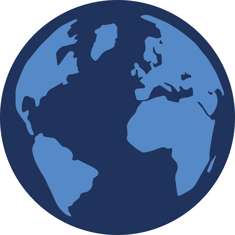 vinylový kvoberec s mapou sveta reprezentácia glóbusu - Tenstickers