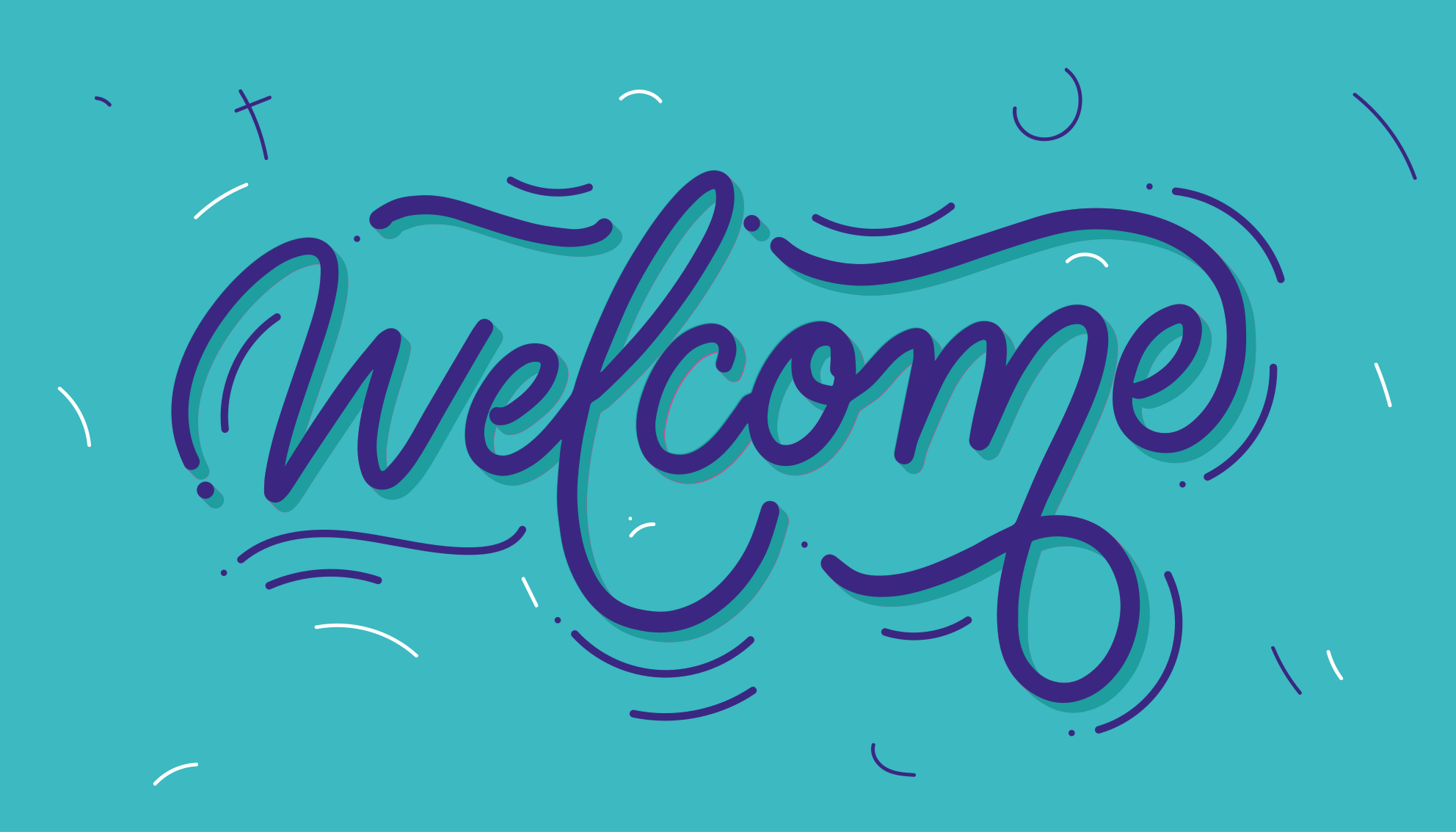 Kreatívny uvítací nápis koncept koberca - Tenstickers