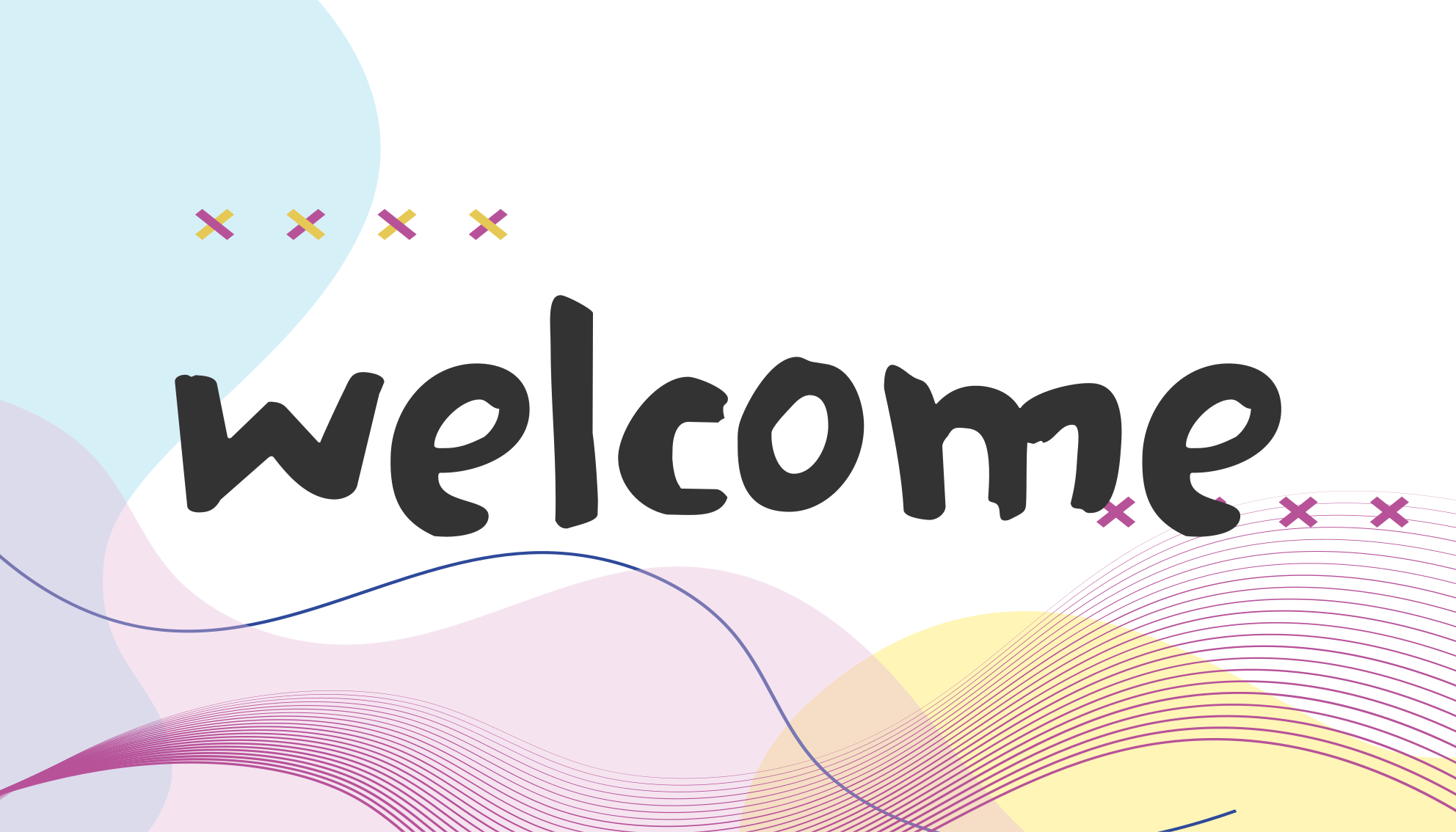 vinylový koberec do predsiene moderný abstraktný vitajte - Tenstickers