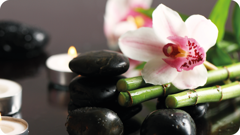 prírodný vinylový koberec orchidea pokoj - Tenstickers