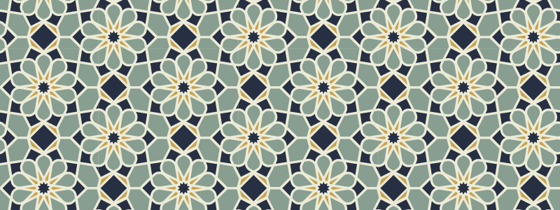 Mozaika vinylový koberec s rafinovaným geometrickým vzorom - Tenstickers