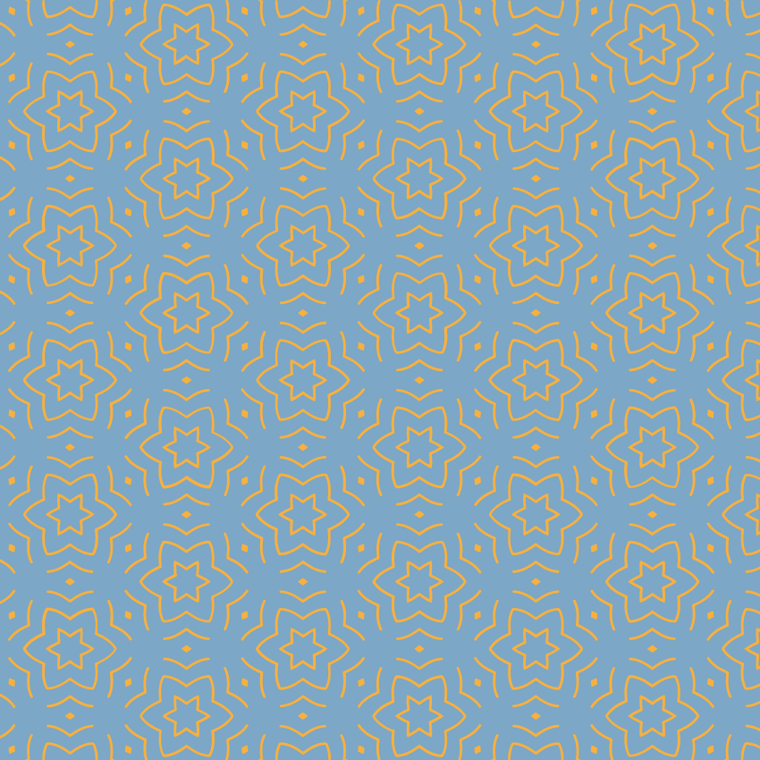 hviezdy vinylový koberec abstraktný žltý vzor - Tenstickers