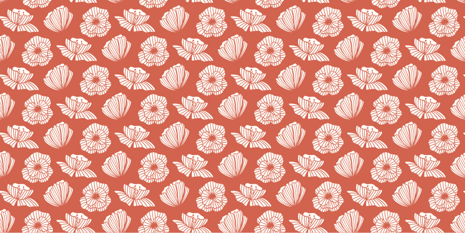 vinylový koberec s kvetmi kvetinový prvok - Tenstickers