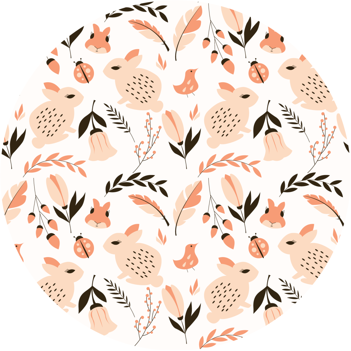 koberce a kúpeľne z rubitov a kvetov - Tenstickers