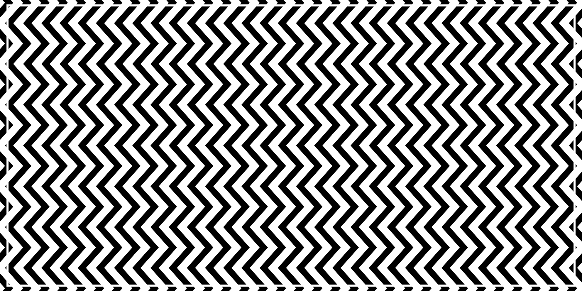 Vinylový koberec s geometrickými tvarmi chevron čierno-biely - Tenstickers