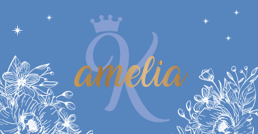 vinylový koberec pre mládež kvetinový názov a iniciála - Tenstickers