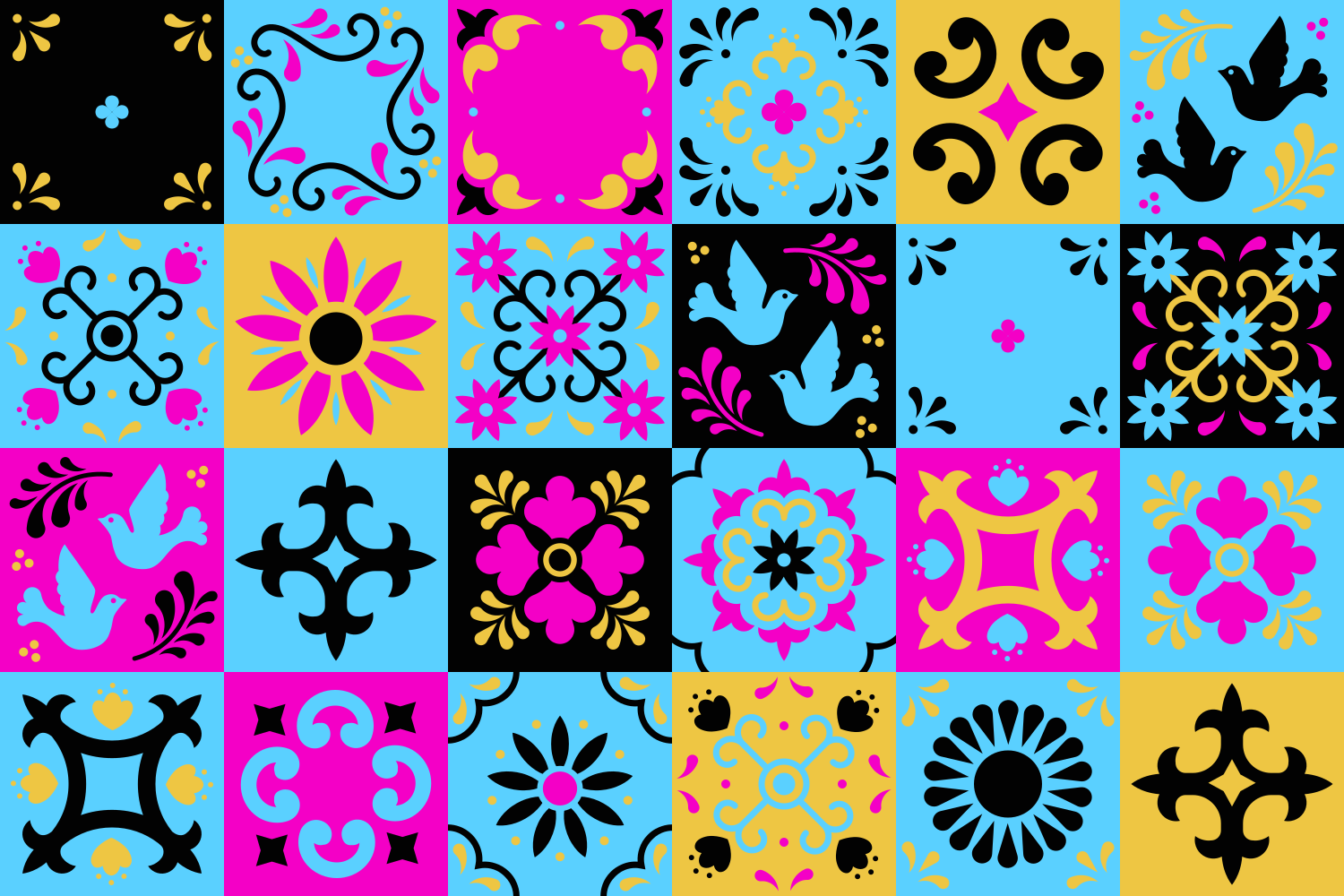 Kvet farebné dlaždice kuchynské podlahové dlaždice - Tenstickers